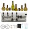 Glass Bottle Cutter, Glass Cutter for Bottles, Bottle Cutting Tool Kit for Round Bottle, DIY Bottle Cutting Machine for Cutting Wine, Beer, Liquor, Whiskey Bottles with Safety Accessories